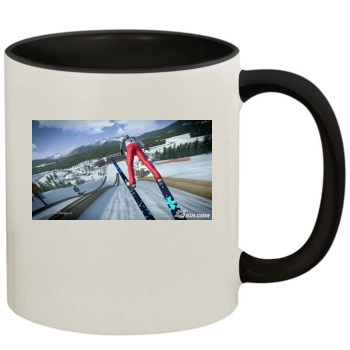 Winter Sports 11oz Colored Inner & Handle Mug