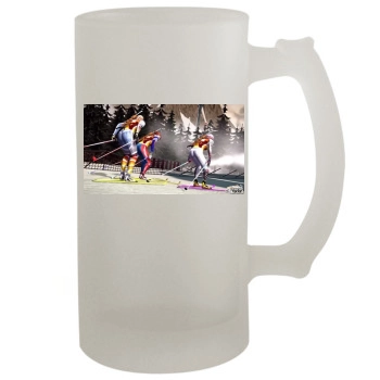 Winter Sports 16oz Frosted Beer Stein