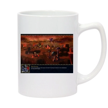 Warcraft 3 Frozen Throne 14oz White Statesman Mug