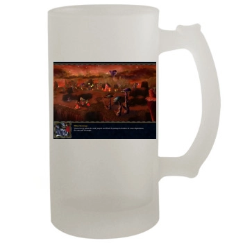 Warcraft 3 Frozen Throne 16oz Frosted Beer Stein