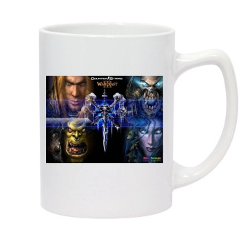 Warcraft 3 Frozen Throne 14oz White Statesman Mug