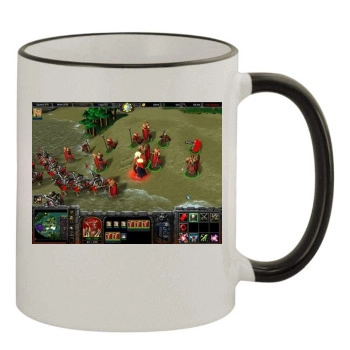 Warcraft 3 Frozen Throne 11oz Colored Rim & Handle Mug