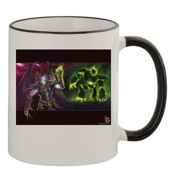 Warcraft 3 Frozen Throne 11oz Colored Rim & Handle Mug