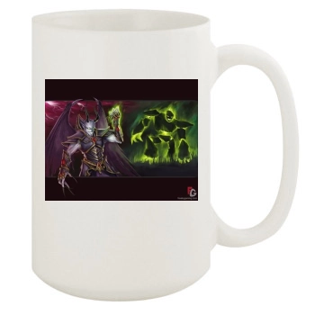 Warcraft 3 Frozen Throne 15oz White Mug