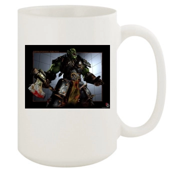 Warcraft 3 Frozen Throne 15oz White Mug