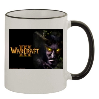 Warcraft 3 Frozen Throne 11oz Colored Rim & Handle Mug