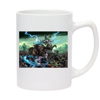 Warcraft 3 Frozen Throne 14oz White Statesman Mug