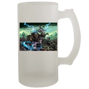 Warcraft 3 Frozen Throne 16oz Frosted Beer Stein