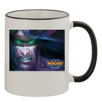 Warcraft 3 Frozen Throne 11oz Colored Rim & Handle Mug