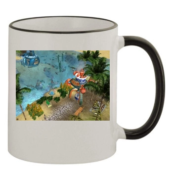 Wildlife park 3 11oz Colored Rim & Handle Mug