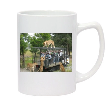 Wildlife park 3 14oz White Statesman Mug