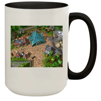 Wildlife park 3 15oz Colored Inner & Handle Mug