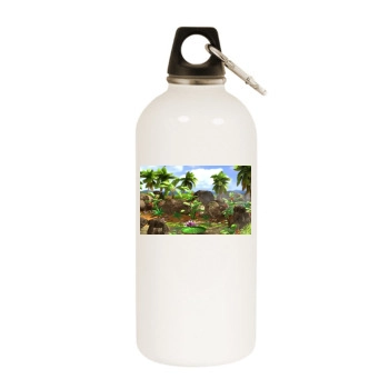 Wildlife park 3 White Water Bottle With Carabiner