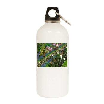 Wildlife park 3 White Water Bottle With Carabiner