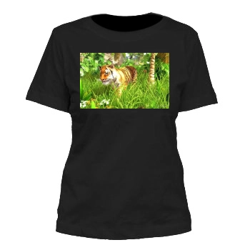 Wildlife park 3 Women's Cut T-Shirt