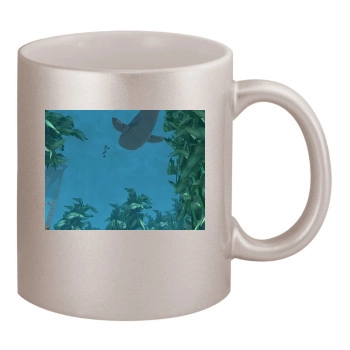 Wildlife park 3 11oz Metallic Silver Mug