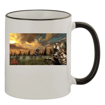 World of Battles 11oz Colored Rim & Handle Mug