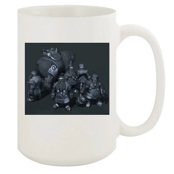 World of Battles 15oz White Mug