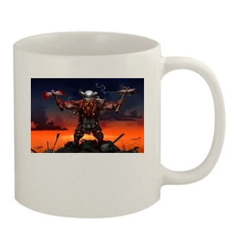 World of Battles 11oz White Mug