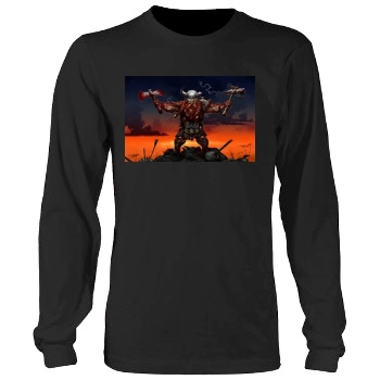 World of Battles Men's Heavy Long Sleeve TShirt