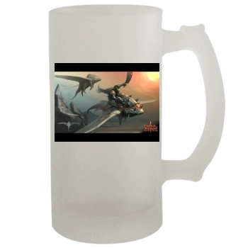 World of Battles 16oz Frosted Beer Stein