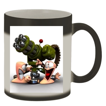 Worms 2 Color Changing Mug