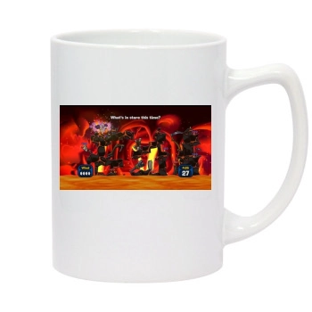 Worms 2 14oz White Statesman Mug