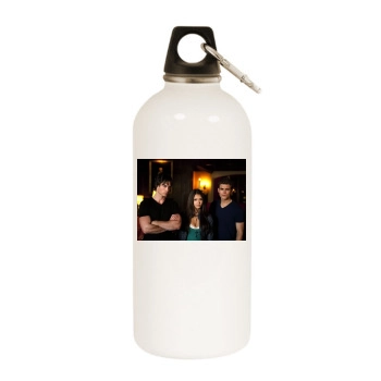 Ian Somerhalder White Water Bottle With Carabiner