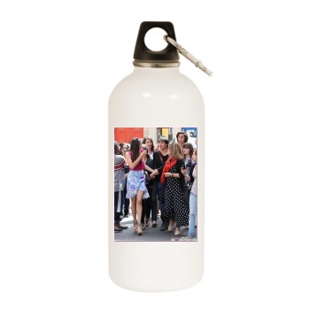 Ian Somerhalder White Water Bottle With Carabiner