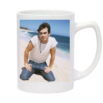 Ian Somerhalder 14oz White Statesman Mug