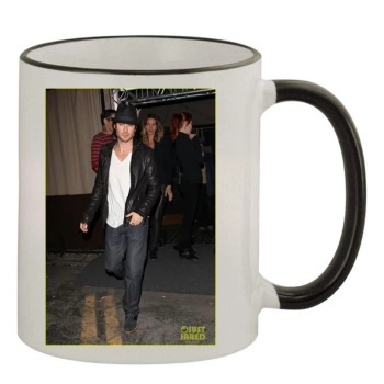 Ian Somerhalder 11oz Colored Rim & Handle Mug