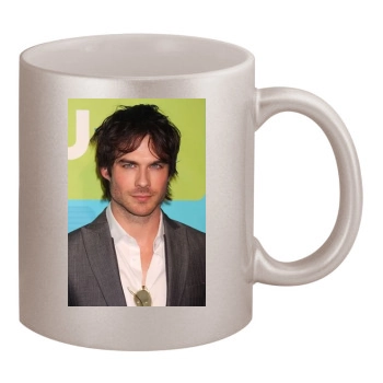 Ian Somerhalder 11oz Metallic Silver Mug