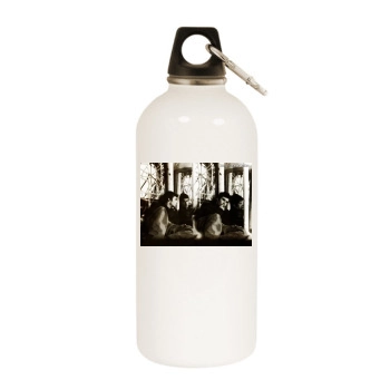 Ian Somerhalder White Water Bottle With Carabiner