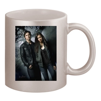 Ian Somerhalder 11oz Metallic Silver Mug