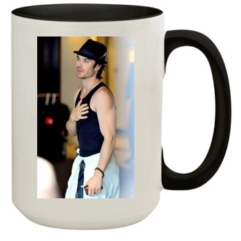 Ian Somerhalder 15oz Colored Inner & Handle Mug