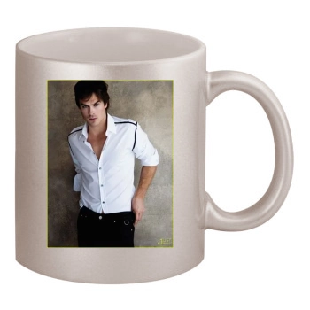 Ian Somerhalder 11oz Metallic Silver Mug