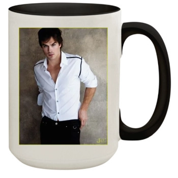 Ian Somerhalder 15oz Colored Inner & Handle Mug