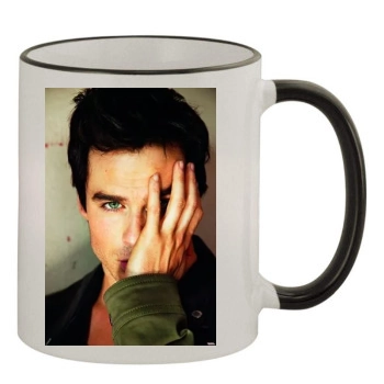 Ian Somerhalder 11oz Colored Rim & Handle Mug