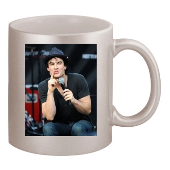 Ian Somerhalder 11oz Metallic Silver Mug