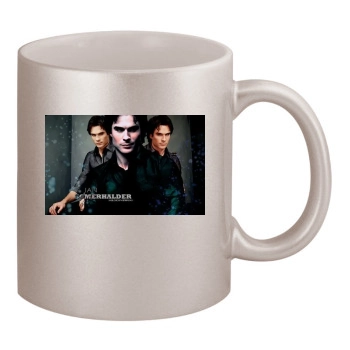 Ian Somerhalder 11oz Metallic Silver Mug