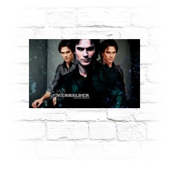 Ian Somerhalder Metal Wall Art