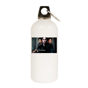 Ian Somerhalder White Water Bottle With Carabiner