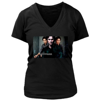 Ian Somerhalder Women's Deep V-Neck TShirt