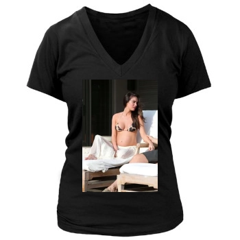 Megan Fox Women's Deep V-Neck TShirt