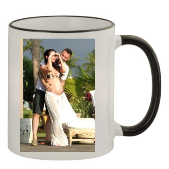 Megan Fox 11oz Colored Rim & Handle Mug