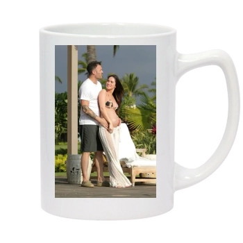 Megan Fox 14oz White Statesman Mug