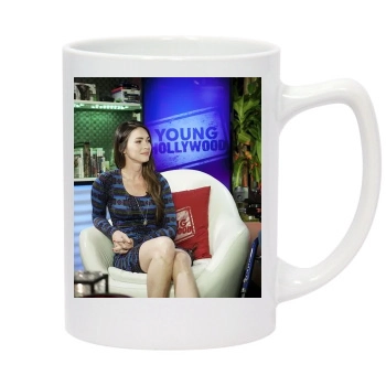 Megan Fox 14oz White Statesman Mug