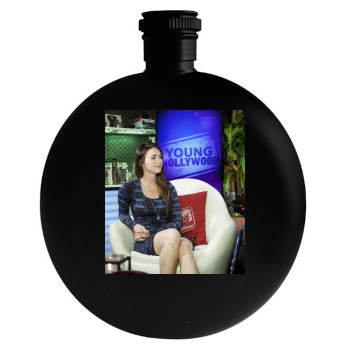Megan Fox Round Flask