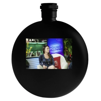 Megan Fox Round Flask