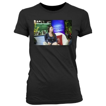 Megan Fox Women's Junior Cut Crewneck T-Shirt